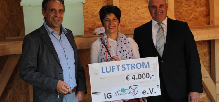 4000 Euro von Luftstrom für IG Wallroth